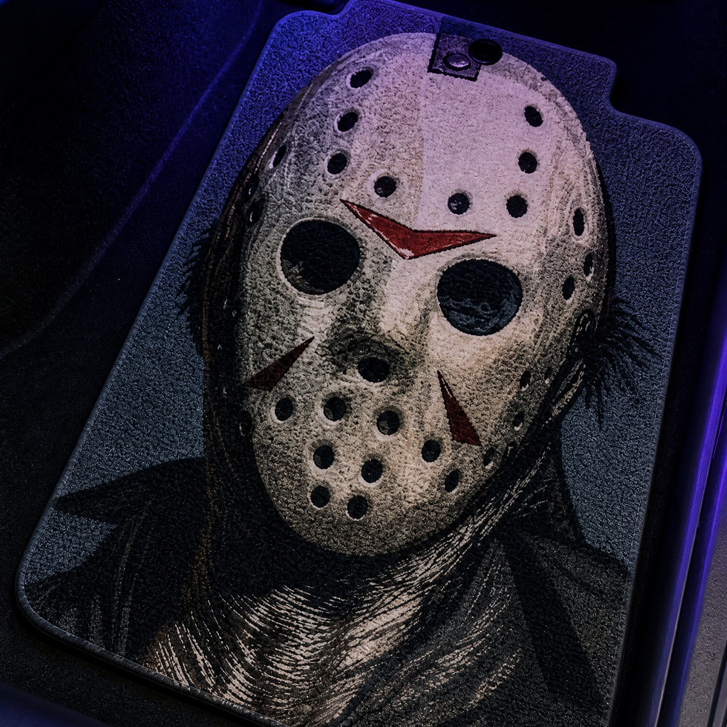 Horror themed car mats